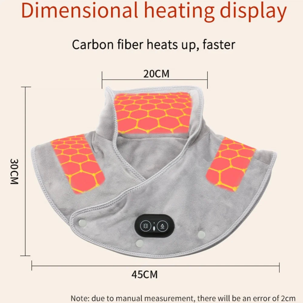 Neck and Shoulder Heating Pad for Pain Relief & Relaxation