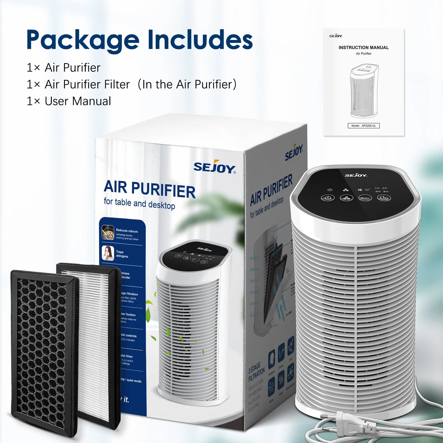 Mini HEPA Air Purifier – Clean Air Anywhere