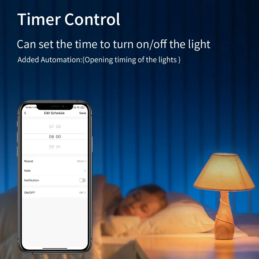 Smart RGB LED Light Bulb – App Controlled, Color-Changing & WiFi Compatible