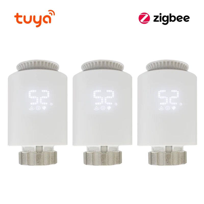 Tuya Smart ZigBee 3.0 Thermostatic Radiator Valve – Temperature Controller for Alexa & Google Home