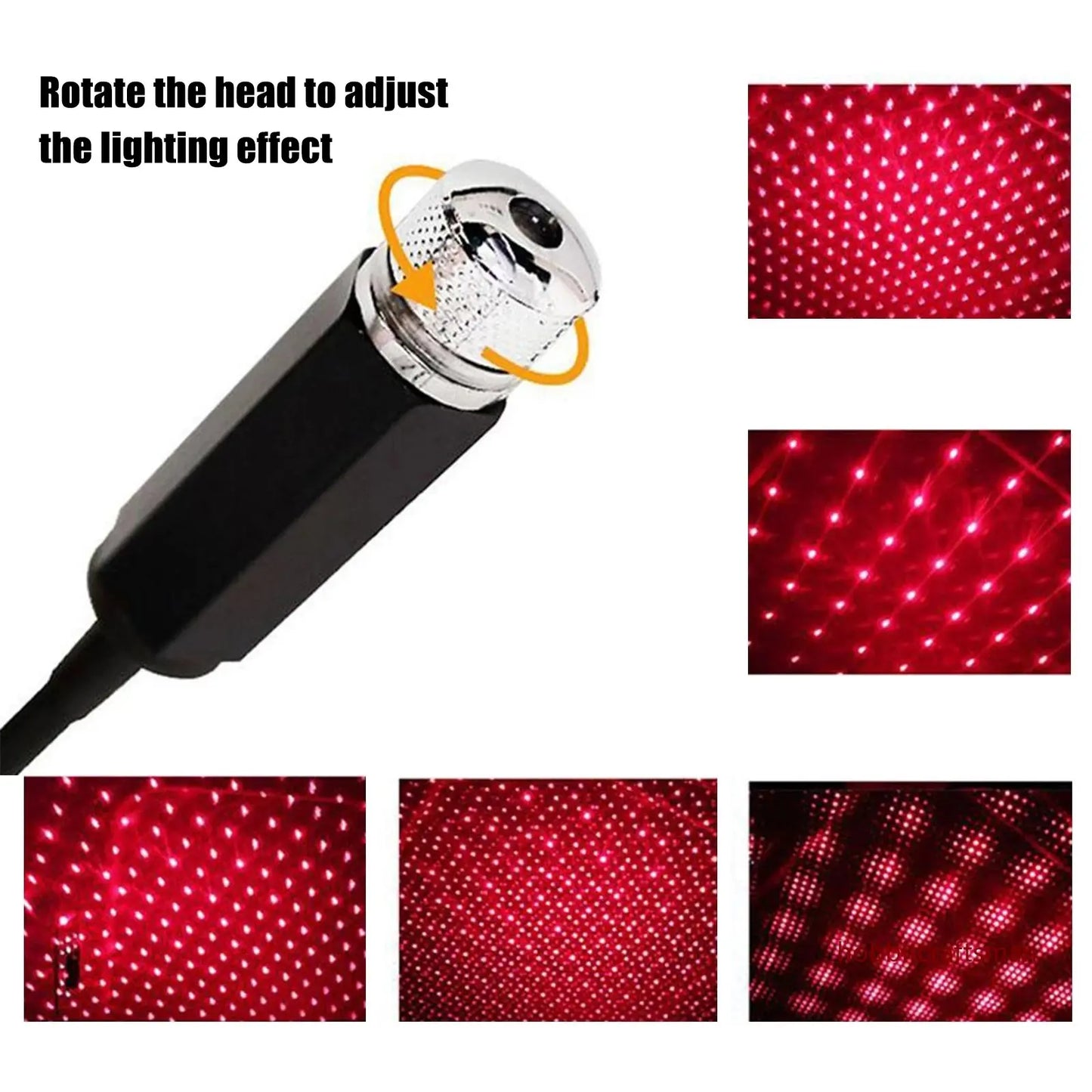 Mini LED Galaxy Projector β USB Star Night Light for Cars & Rooms