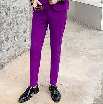 Men's Slim Fit Formal Suit Pants – Business, Wedding & Office Wear