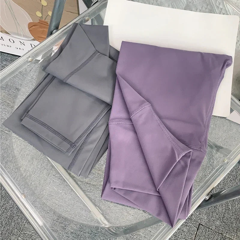 High-Waist Summer Yoga Leggings – Breathable, Quick-Dry Gym & Fitness Pants for Women