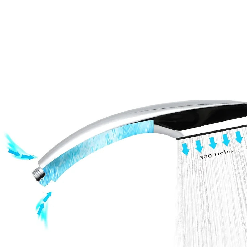 High-Pressure Ionic Shower Head β Water Saving Spa Experience