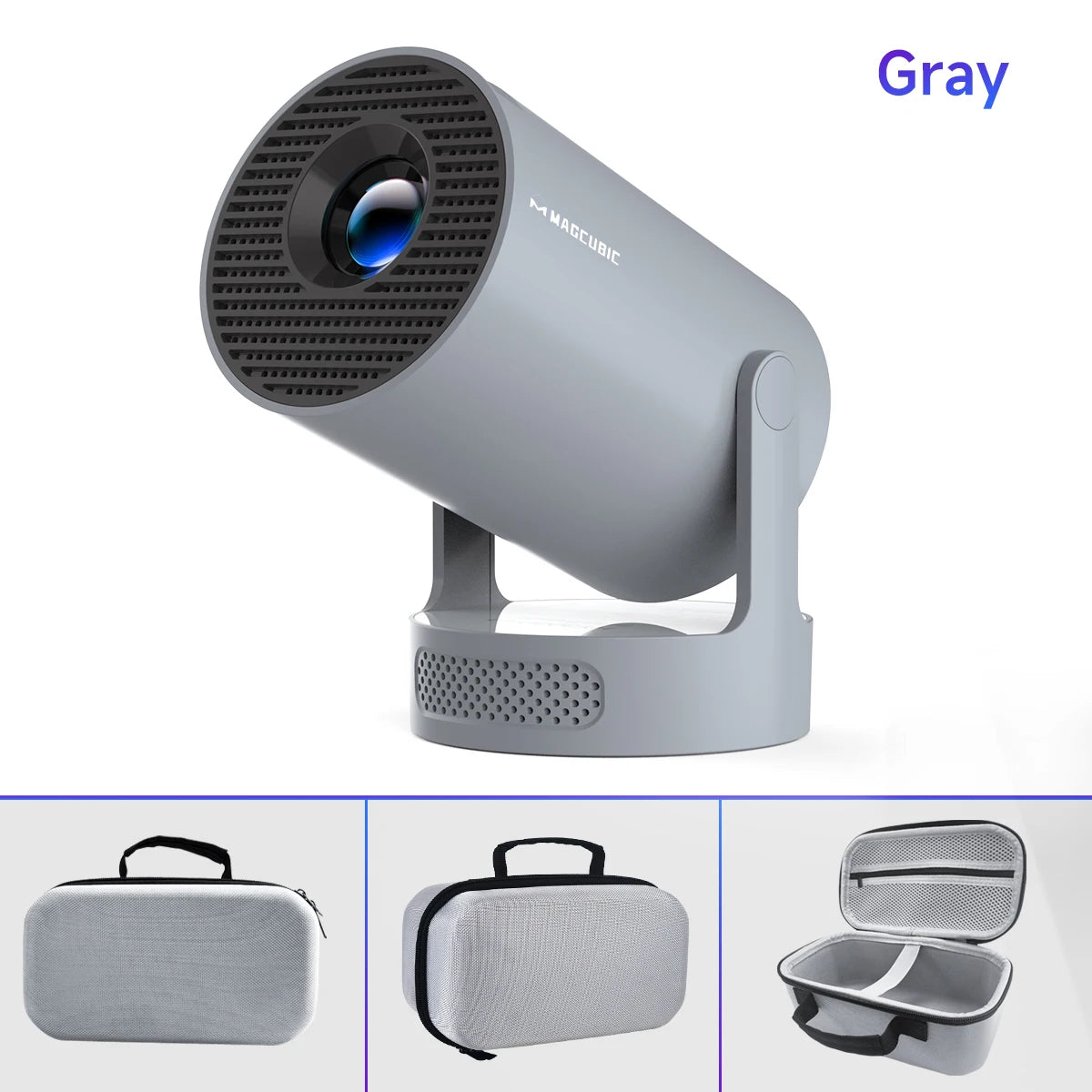 Magcubic HY300 Pro Smart Mini Projector – 4K Support, Android 11, Dual WiFi, 180° Rotation, Portable Home Cinema