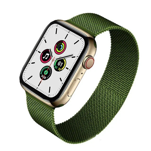 Milanese Loop for Apple Watch Band - Compatible with 38mm, 40mm, 41mm, 42mm, 44mm, 45mm, 49mm, Series 9, 8, 7, 6, SE, 5, 4, 3, Ultra 2 - Pride Bracelet