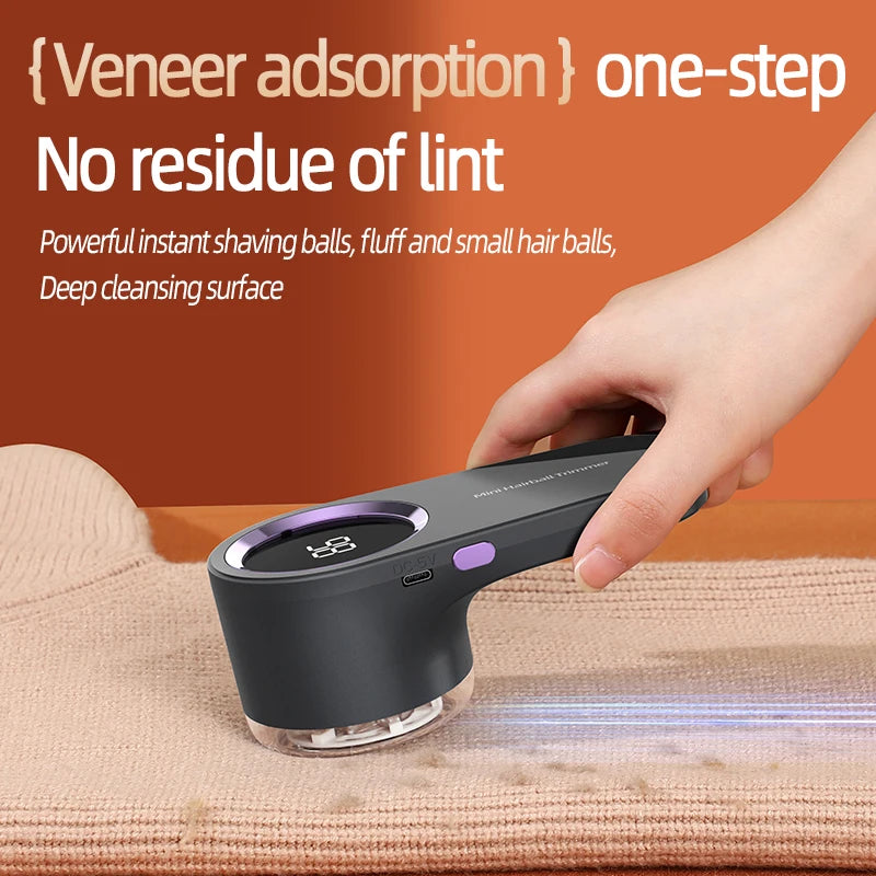 Rechargeable Lint Remover – Portable Fabric Shaver for Clothes, Sweaters & Furniture