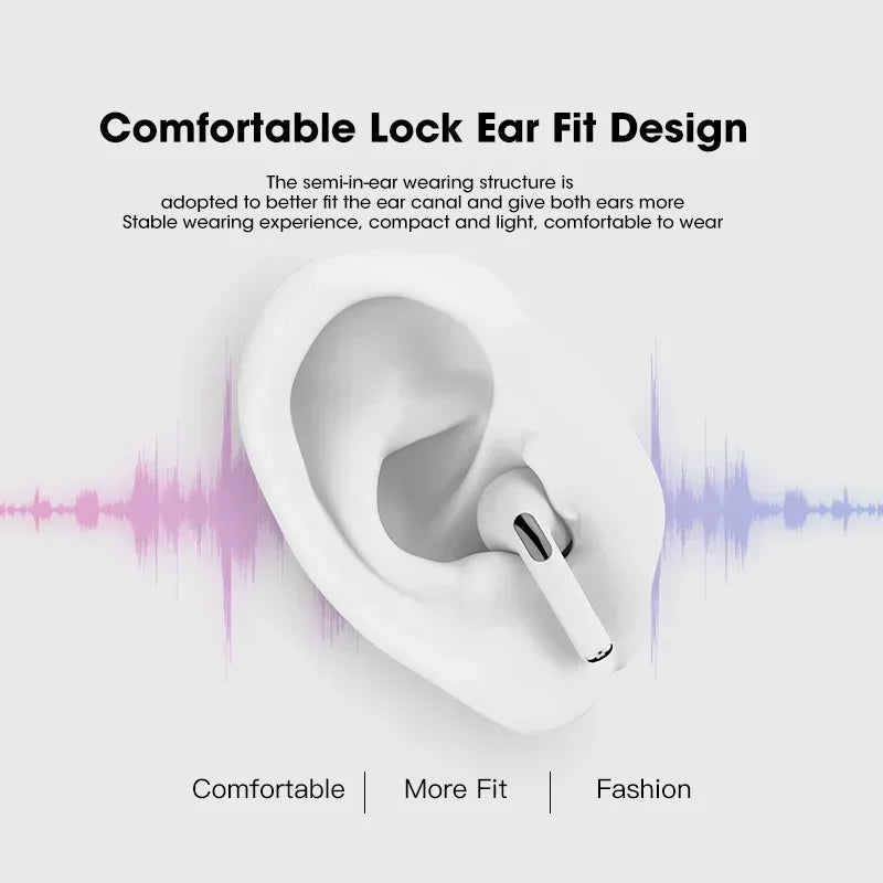 Original Pro 4 TWS Wireless Headphones - Bluetooth Earbuds for Xiaomi, Huawei, iPhone - In-Ear Headset