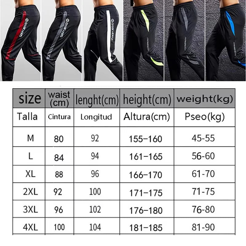 Men’s Performance Jogger Pants – Zipper Pockets, Lightweight, Athletic Fit