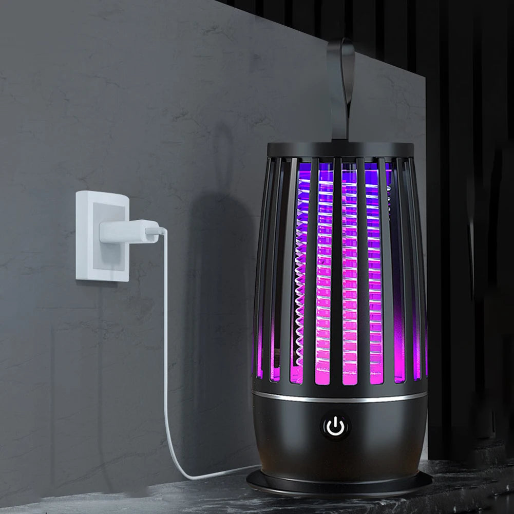 BuzzAway™ USB Rechargeable Electric Mosquito Swatter & Fly Trap with Night Light