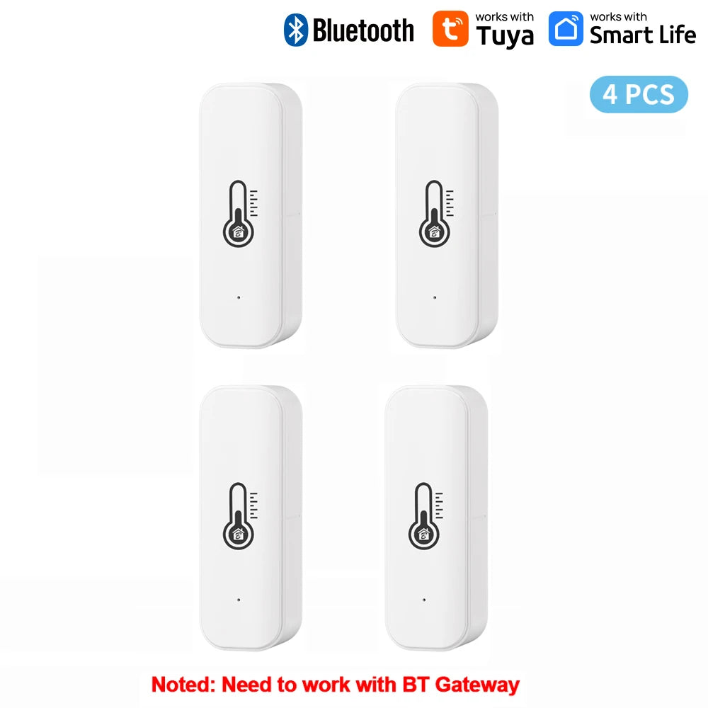 Smart Bluetooth Temperature & Humidity Sensor – Tuya App Compatible