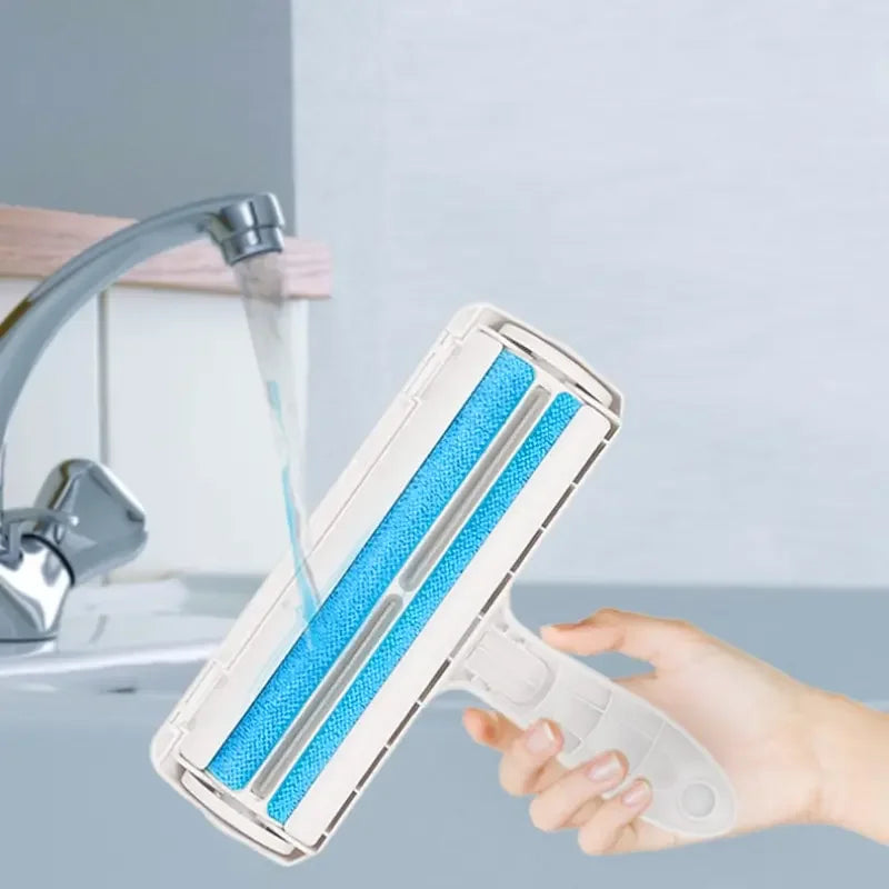 One-Hand Pet Hair Remover Roller – Self-Cleaning Lint Roller for Dogs & Cats