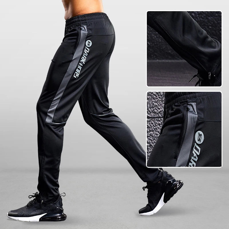 Men’s Performance Jogger Pants – Zipper Pockets, Lightweight, Athletic Fit