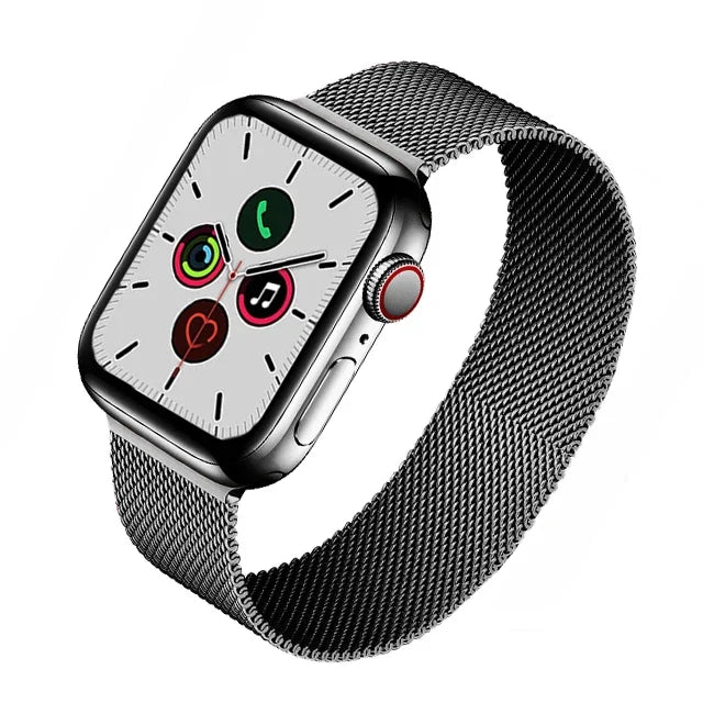 Milanese Loop for Apple Watch Band - Compatible with 38mm, 40mm, 41mm, 42mm, 44mm, 45mm, 49mm, Series 9, 8, 7, 6, SE, 5, 4, 3, Ultra 2 - Pride Bracelet