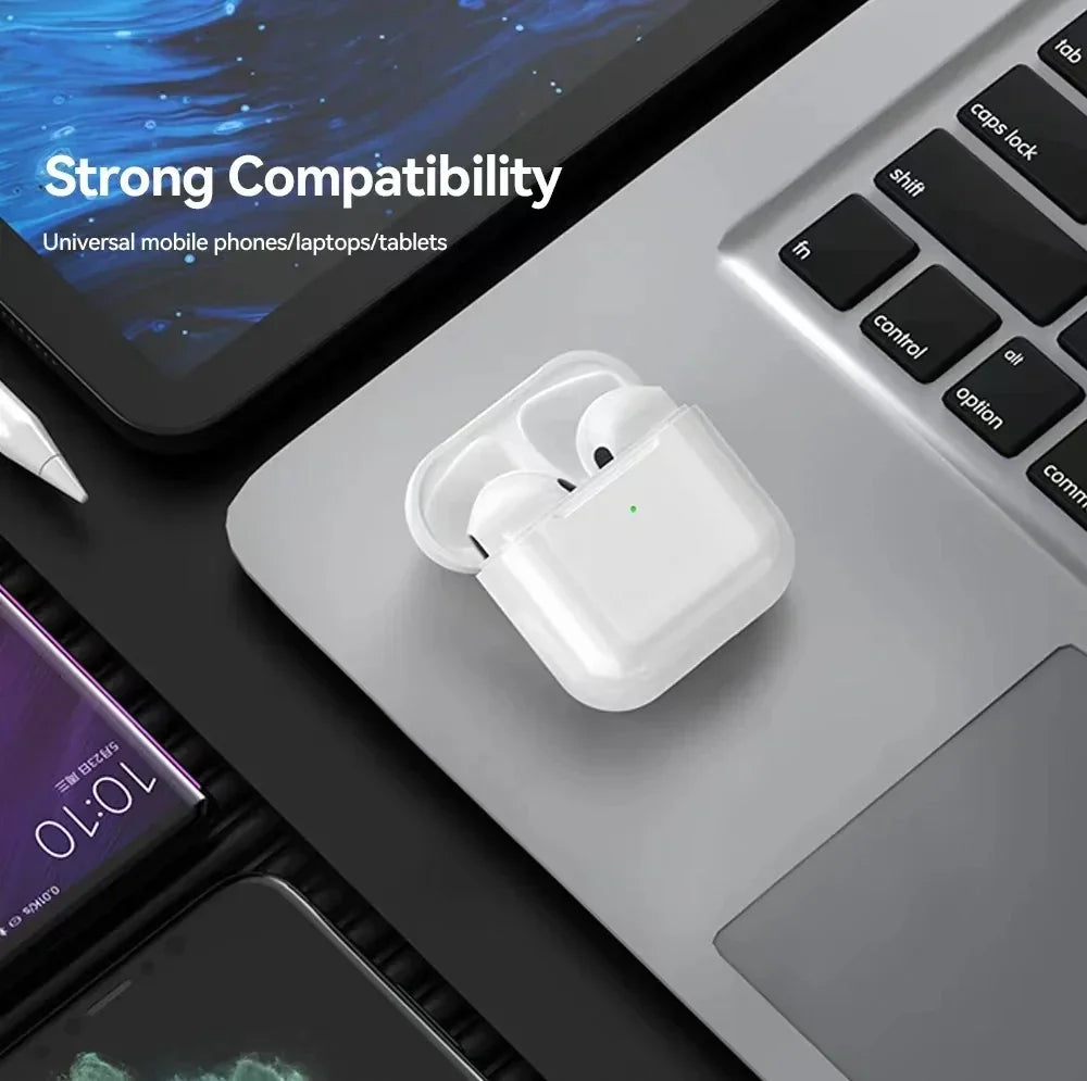 Original Pro 4 TWS Wireless Headphones - Bluetooth Earbuds for Xiaomi, Huawei, iPhone - In-Ear Headset