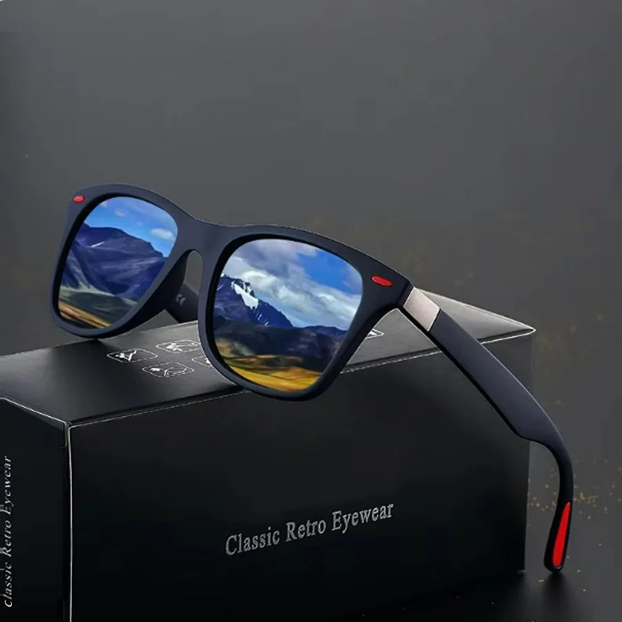 Vintage Square Unisex Sunglasses – 3-Pack Luxury UV400 Protection for Driving, Fishing & Outdoor Style