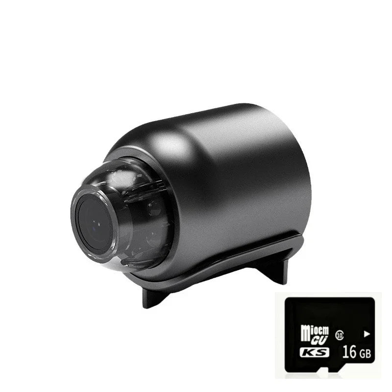 X5 Mini HD 1080P WiFi Camera – Compact Smart Security Cam with Loop Recording for Home & Outdoor Use