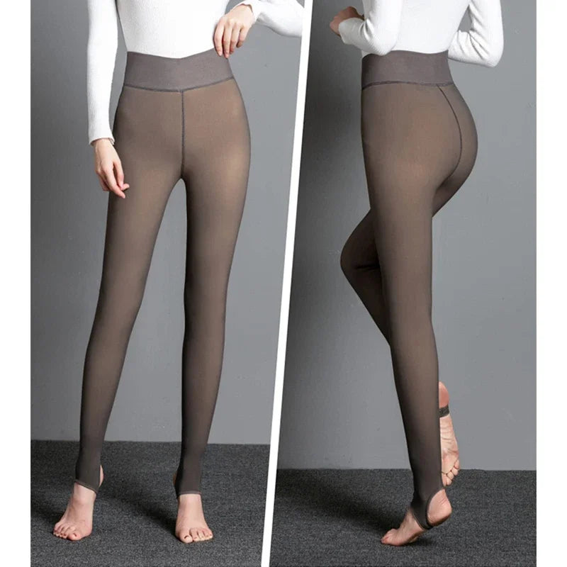 CozySkin™ Fleece-Lined Thermal Leggings – Winter Warm & Stylish