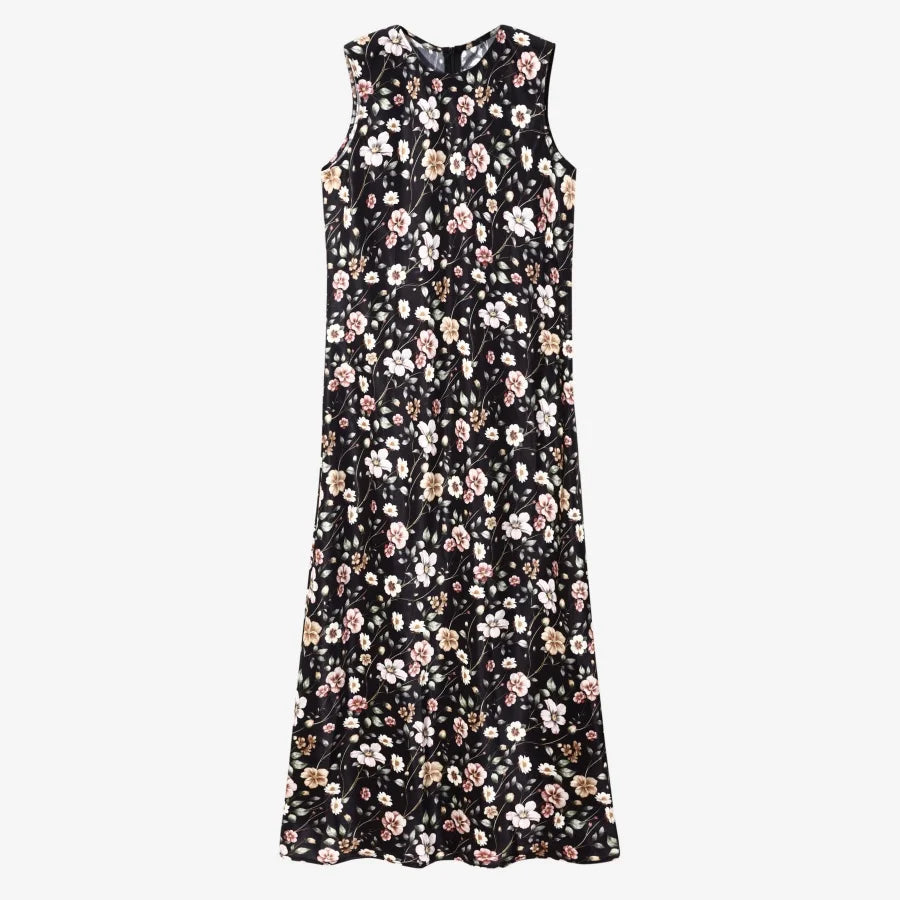 Elegant Satin Maxi Dress with Matching Knitted Top – 2-Piece Spring Summer Outfit for Women 2025