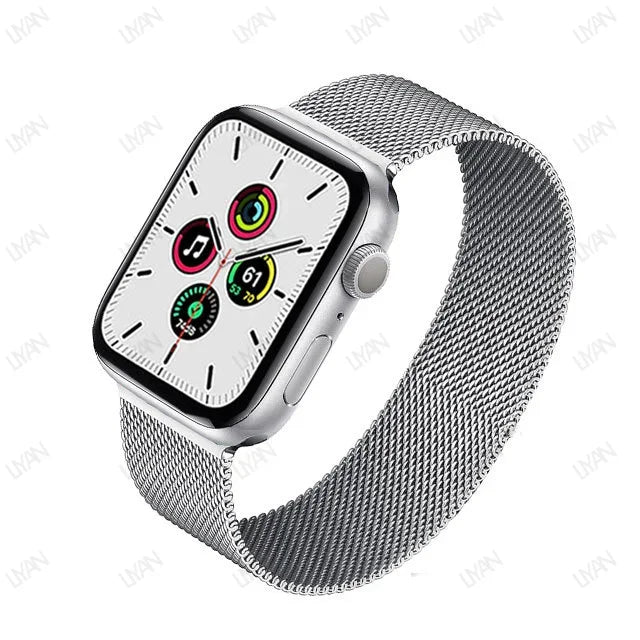 Milanese Loop for Apple Watch Band - Compatible with 38mm, 40mm, 41mm, 42mm, 44mm, 45mm, 49mm, Series 9, 8, 7, 6, SE, 5, 4, 3, Ultra 2 - Pride Bracelet
