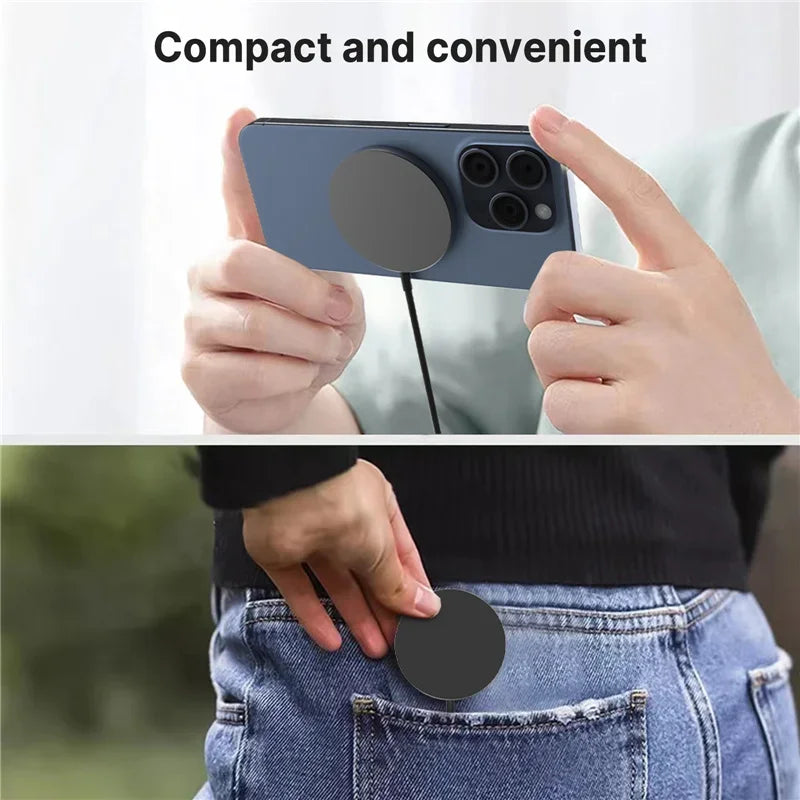 Magnetic Wireless Charger Pad – 100W Fast Charging Dock for iPhone (USB & Type-C Compatible)