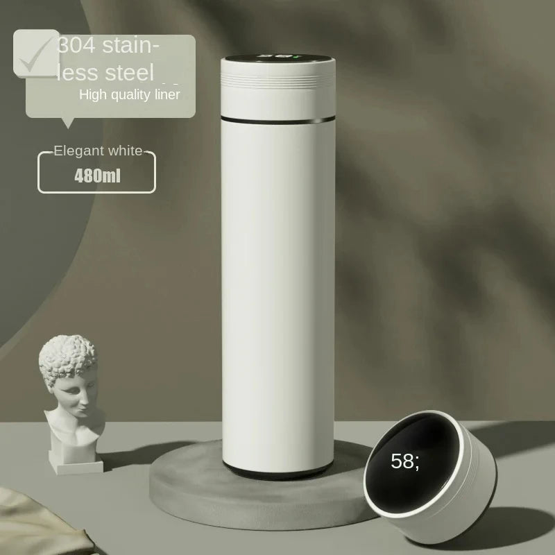 500ml Smart Thermos Bottle β Digital Temperature Display, 304 Stainless Steel, Long-Lasting Heat & Cold Retention