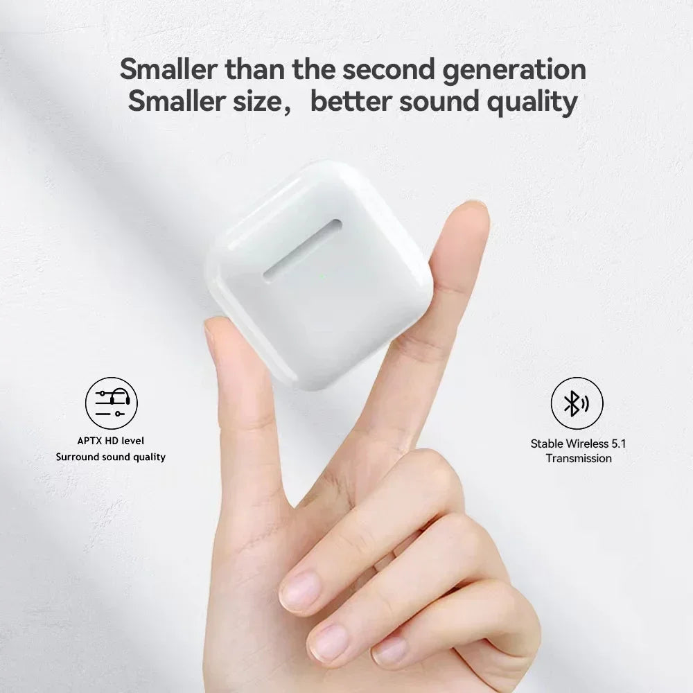 Original Pro 4 TWS Wireless Headphones - Bluetooth Earbuds for Xiaomi, Huawei, iPhone - In-Ear Headset