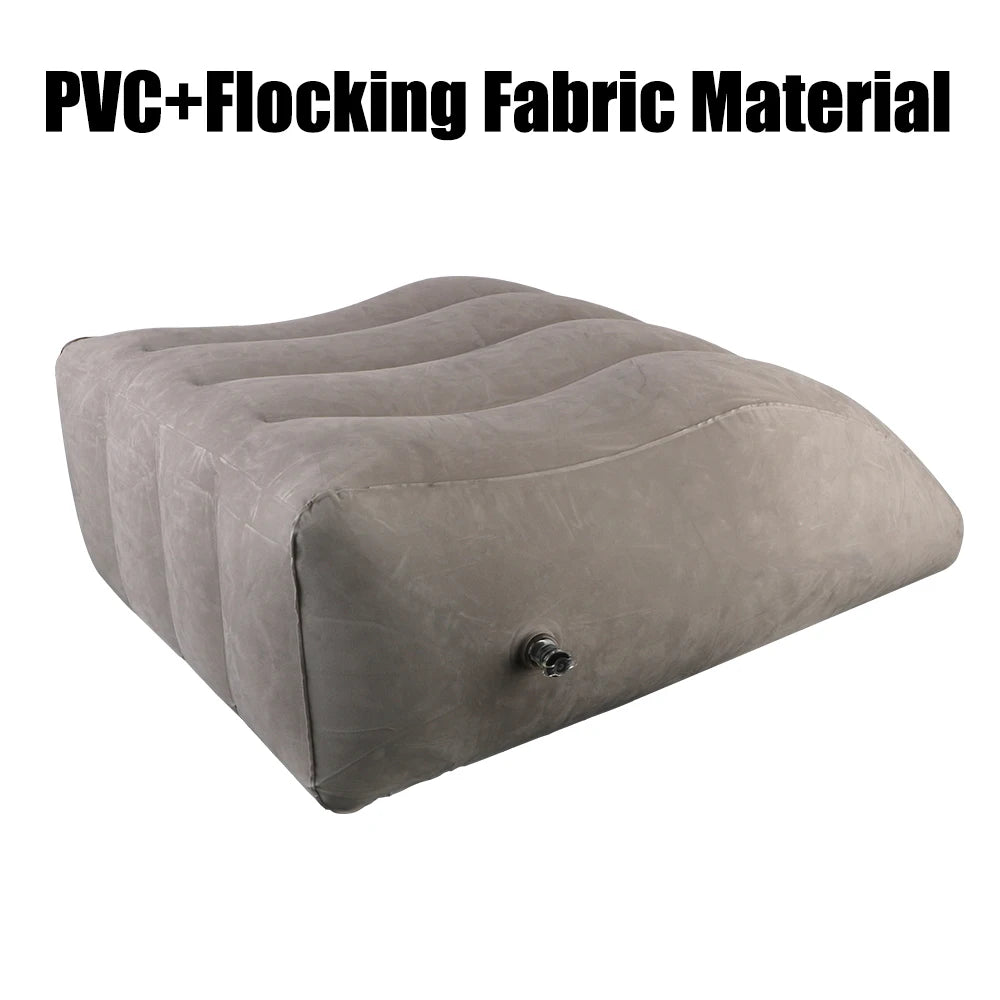 Inflatable PVC Leg Pillow – Portable Wedge Cushion for Knee and Foot Elevation
