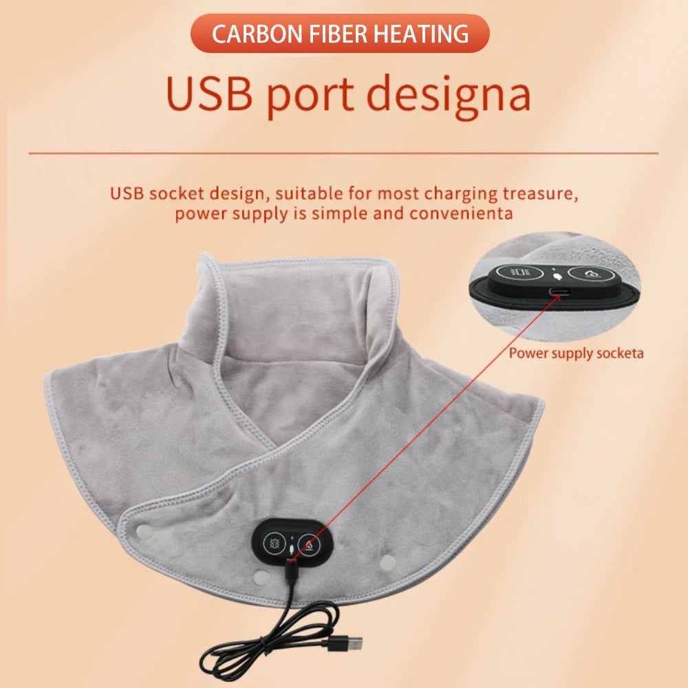 Neck and Shoulder Heating Pad for Pain Relief & Relaxation