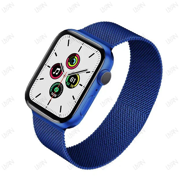Milanese Loop for Apple Watch Band - Compatible with 38mm, 40mm, 41mm, 42mm, 44mm, 45mm, 49mm, Series 9, 8, 7, 6, SE, 5, 4, 3, Ultra 2 - Pride Bracelet