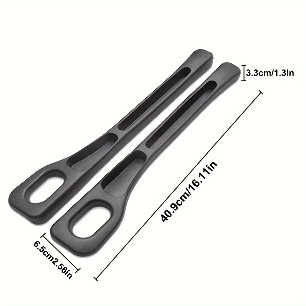 2pc Car Seat Gap Filler & Organizer β Waterproof PU Leather with Dual Grooves
