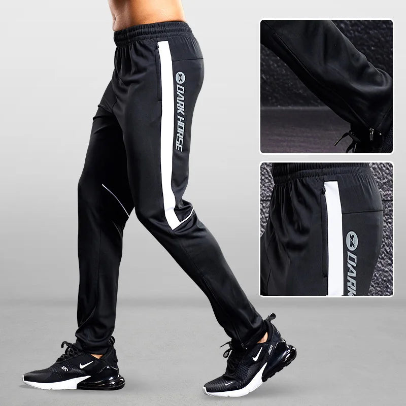 Men’s Performance Jogger Pants – Zipper Pockets, Lightweight, Athletic Fit