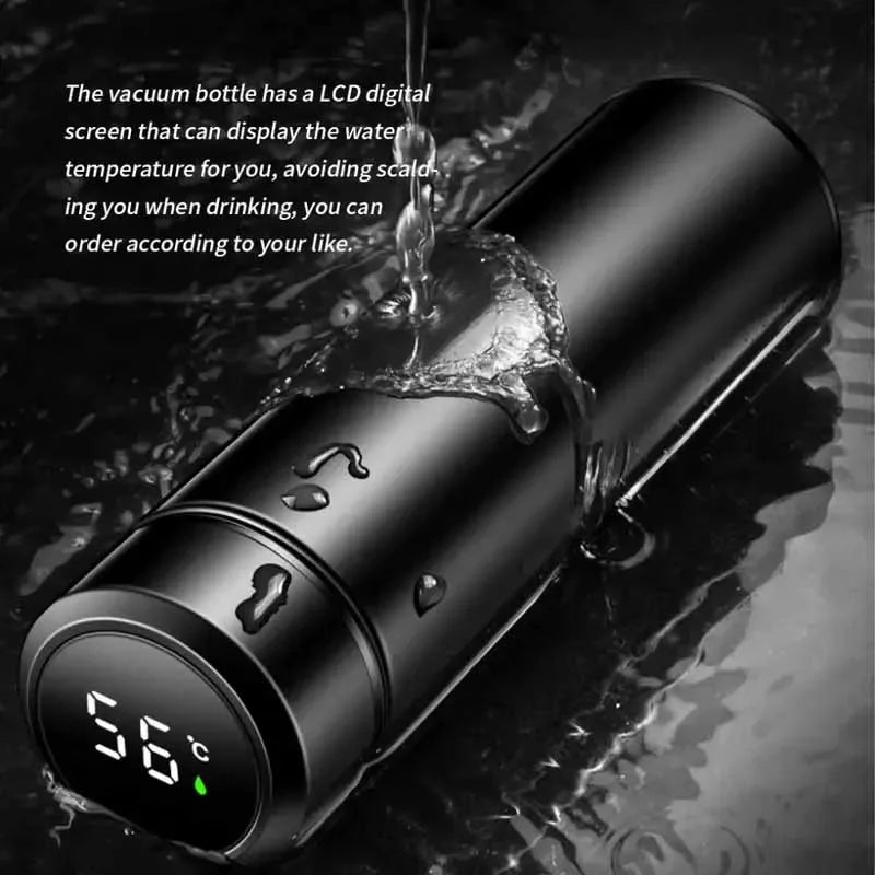 500ml Smart Thermos Bottle β Digital Temperature Display, 304 Stainless Steel, Long-Lasting Heat & Cold Retention