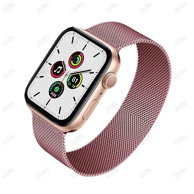 Milanese Loop for Apple Watch Band - Compatible with 38mm, 40mm, 41mm, 42mm, 44mm, 45mm, 49mm, Series 9, 8, 7, 6, SE, 5, 4, 3, Ultra 2 - Pride Bracelet
