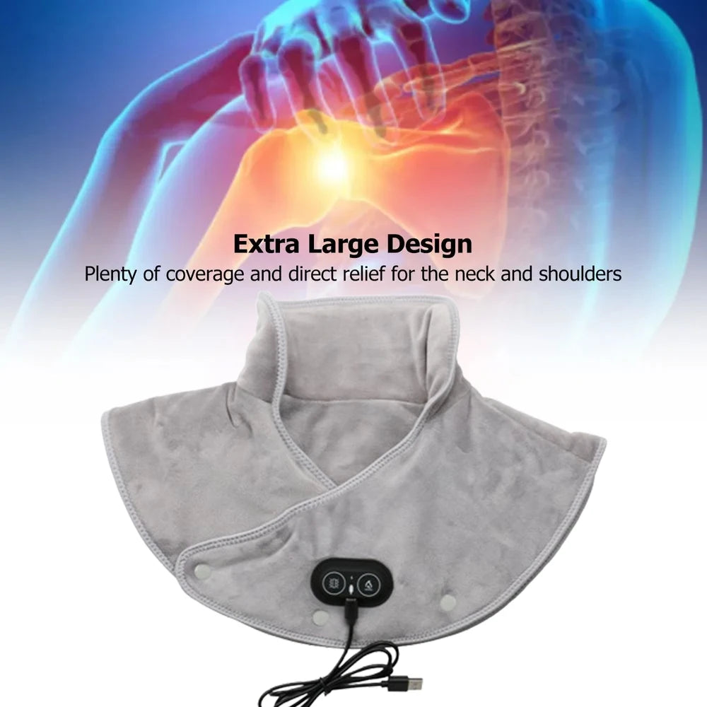 Neck and Shoulder Heating Pad for Pain Relief & Relaxation