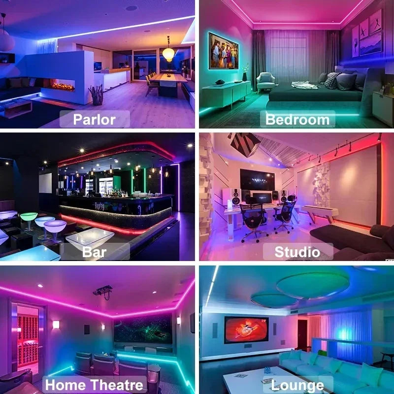 Smart RGB LED Strip Lights β App Controlled & USB Powered for Room, TV, & Decor Vibes