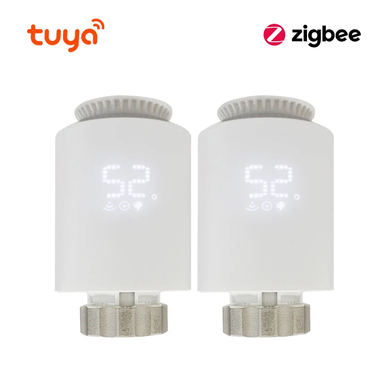 Tuya Smart ZigBee 3.0 Thermostatic Radiator Valve – Temperature Controller for Alexa & Google Home
