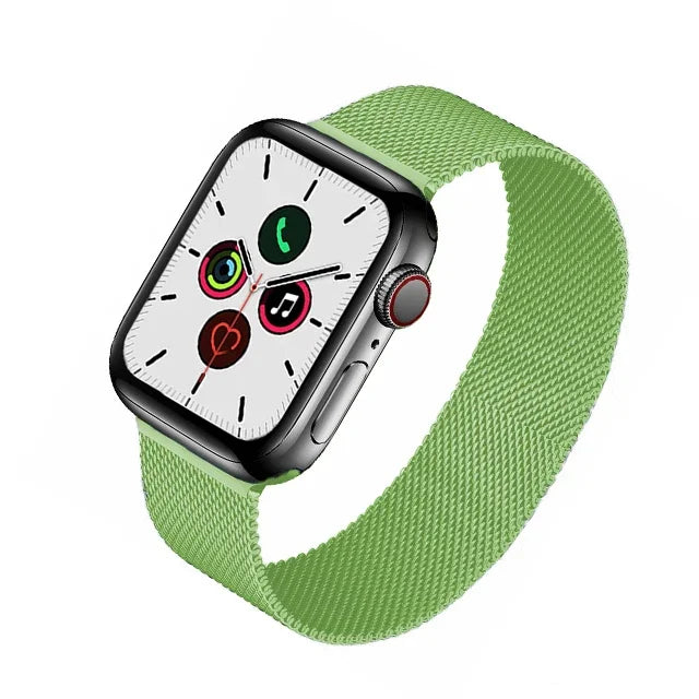 Milanese Loop for Apple Watch Band - Compatible with 38mm, 40mm, 41mm, 42mm, 44mm, 45mm, 49mm, Series 9, 8, 7, 6, SE, 5, 4, 3, Ultra 2 - Pride Bracelet