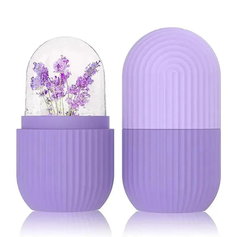 Silicone Ice Face Roller – Reusable Beauty Ice Ball for Contouring, Puffiness & Acne Relief