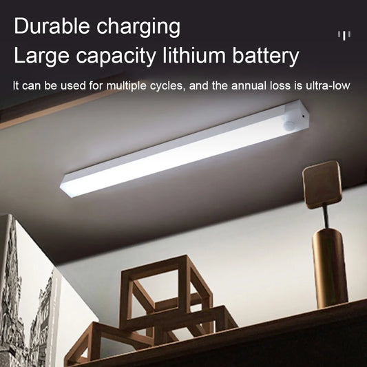 GlowStep™ Rechargeable Motion Sensor LED Light – Wireless Backlight for Cabinets, Stairs & More