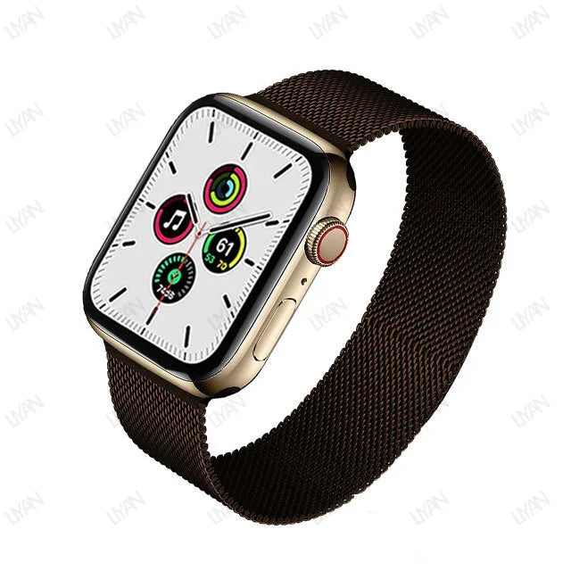 Milanese Loop for Apple Watch Band - Compatible with 38mm, 40mm, 41mm, 42mm, 44mm, 45mm, 49mm, Series 9, 8, 7, 6, SE, 5, 4, 3, Ultra 2 - Pride Bracelet
