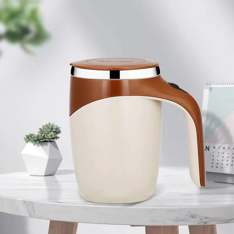 Self-Stirring Magnetic Coffee Mug – 12oz Auto-Mixing Cup for Home, Office & Travel