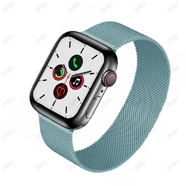 Milanese Loop for Apple Watch Band - Compatible with 38mm, 40mm, 41mm, 42mm, 44mm, 45mm, 49mm, Series 9, 8, 7, 6, SE, 5, 4, 3, Ultra 2 - Pride Bracelet