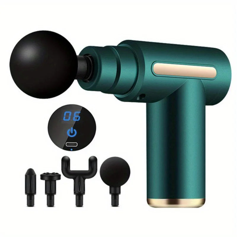 Portable Mini Massage Gun – Handheld Deep Tissue Muscle Massager for Pain Relief & Recovery