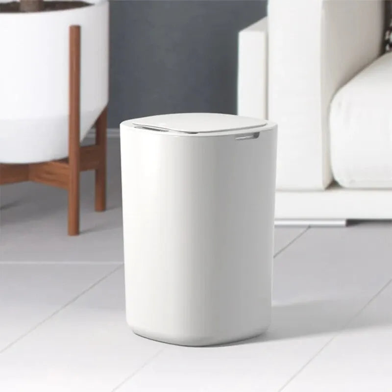 Smart Sensor Trash Can – Touchless 12L Electric Bin for Kitchen & Bathroom
