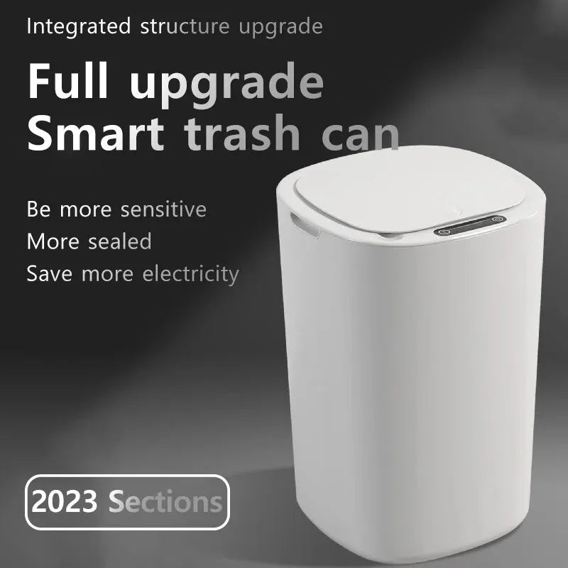 Smart Sensor Trash Can – Touchless 12L Electric Bin for Kitchen & Bathroom