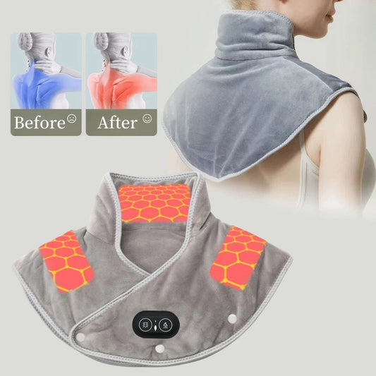 Neck and Shoulder Heating Pad for Pain Relief & Relaxation