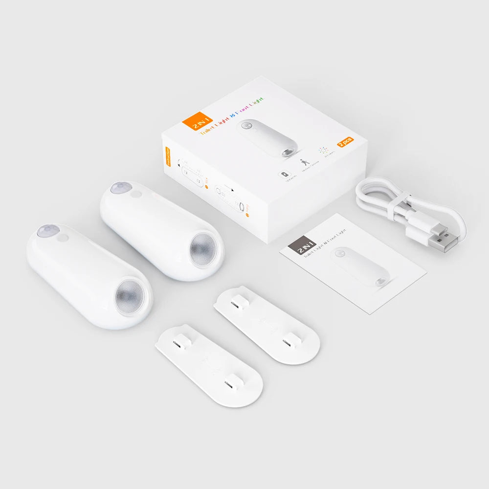 Rechargeable LED Toilet Night Light – Motion Sensor & 7 Color Changing