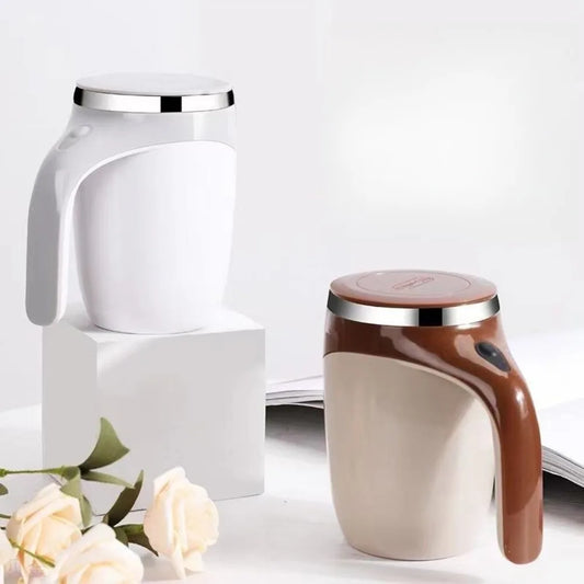 Self-Stirring Magnetic Coffee Mug – 12oz Auto-Mixing Cup for Home, Office & Travel