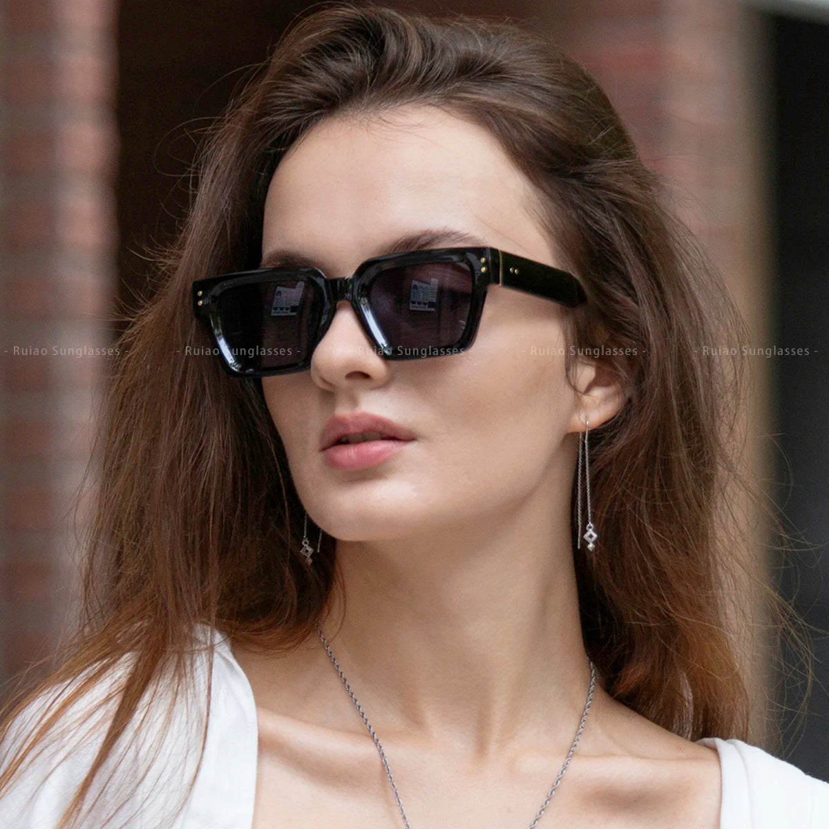 Ruiao 2025 Premium Designer Sunglasses – Unisex Luxury Square Shades